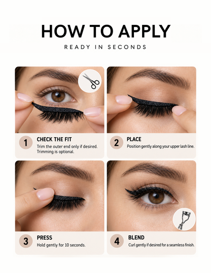 FlickLash Pre-Glued Eyeliner Lashes