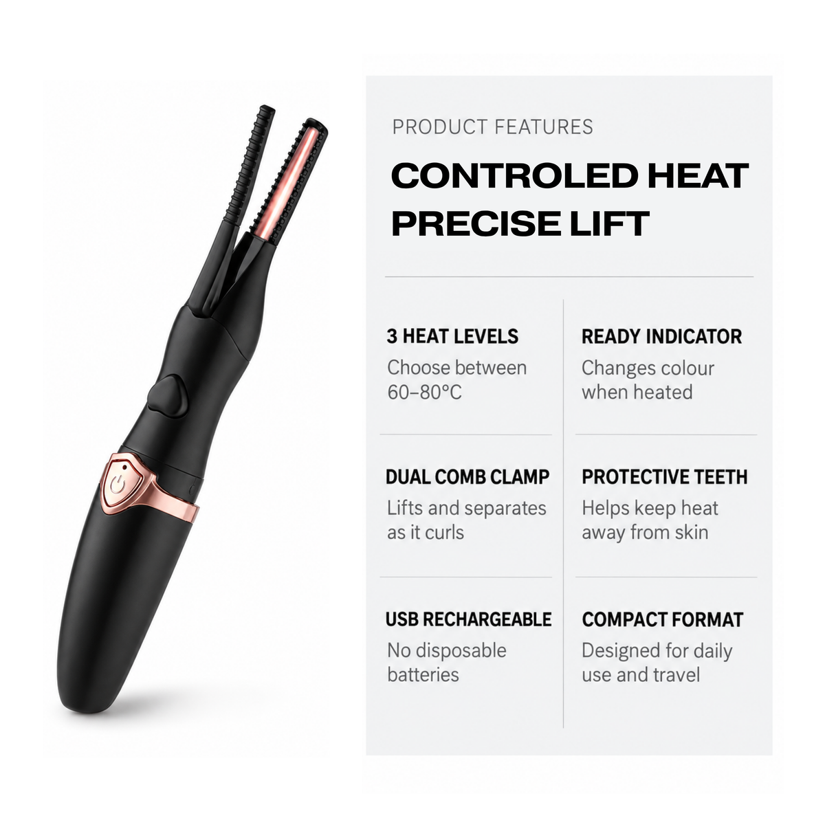 LumiLash Heated Lash Curler