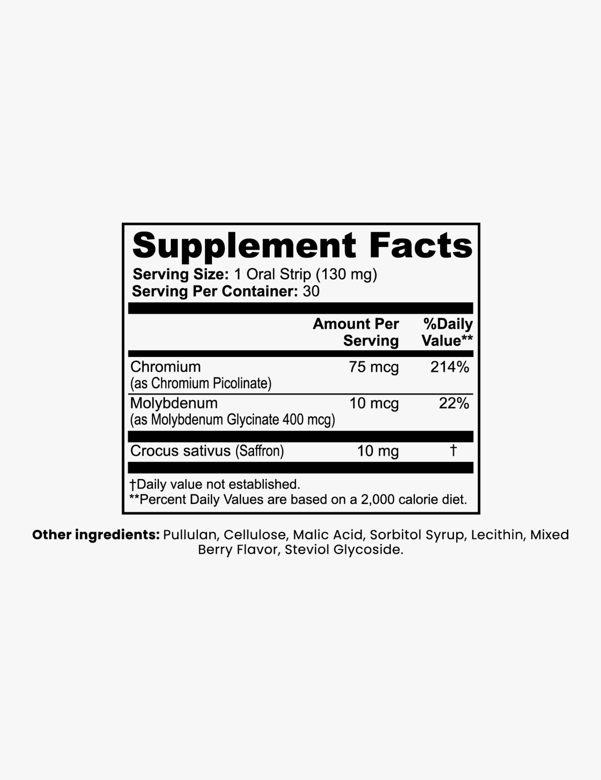 SATIÉ Appetite Balance & Weight Support Strips