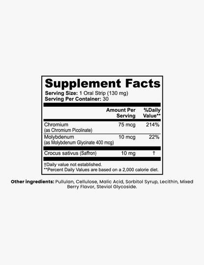 SATIÉ Appetite Balance & Weight Support Strips