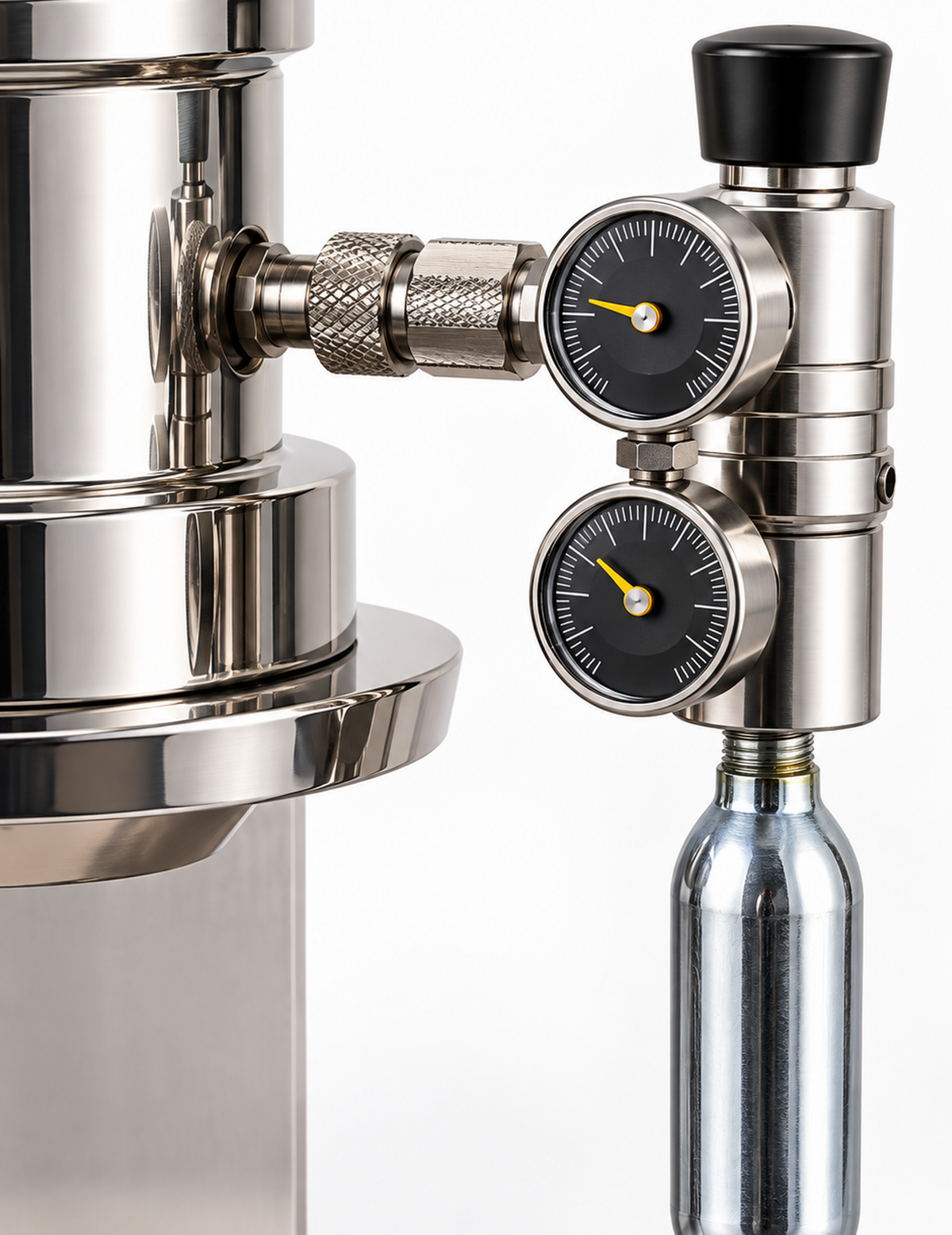 BRAVOS Professional Espresso Maker with Pneumatic AirPress System