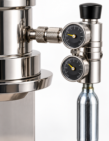 BRAVOS Professional Espresso Maker with Pneumatic AirPress System