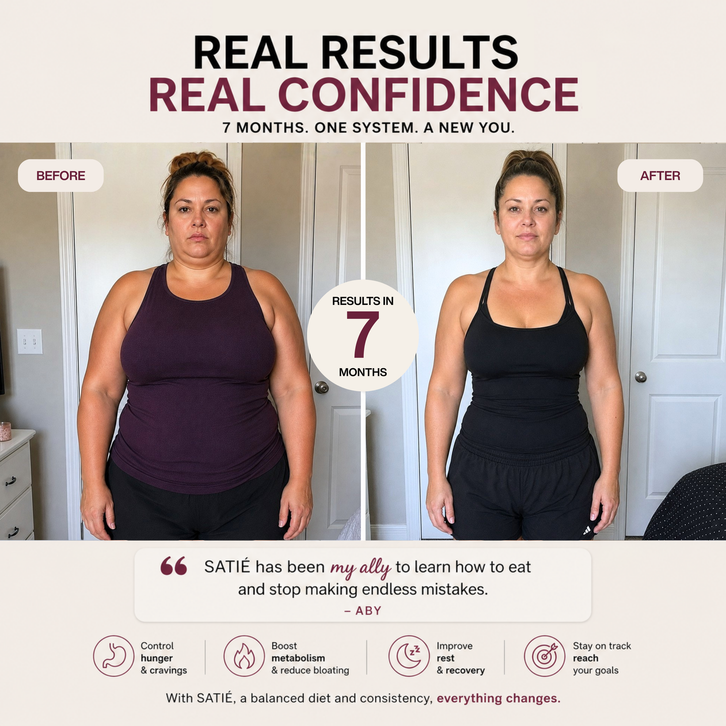 SATIÉ 3-Step Advanced Weight Loss System